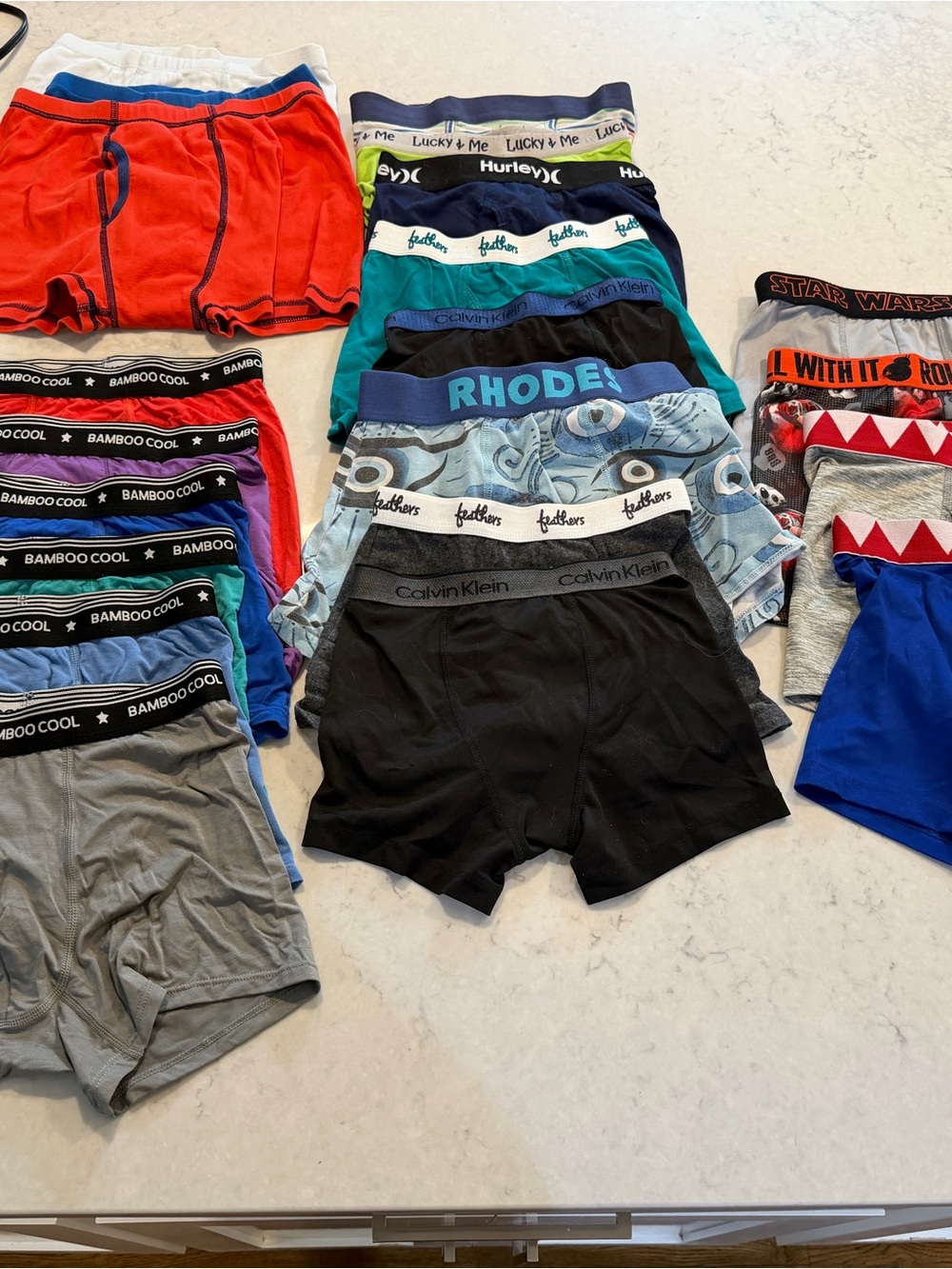 21 Pairs Boys Sensory Friendly Briefs size S/M 6-10